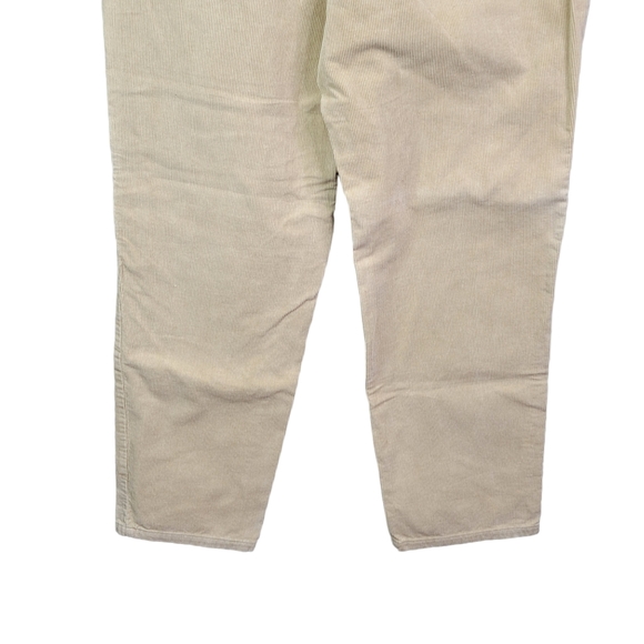 Lee Dungarees Loose Straight Leg Light Tan Corduroy Pants Men's 36x34 - Picture 9 of 13